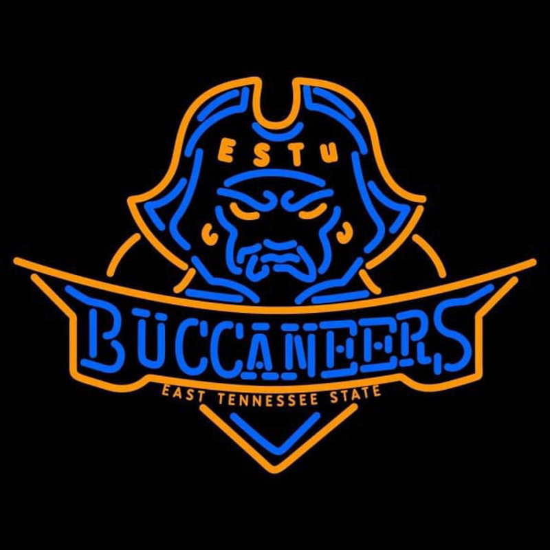 Custom East Tennessee State Buccaneers and Lady Buccaneers Neon Sign Neon Sign USA