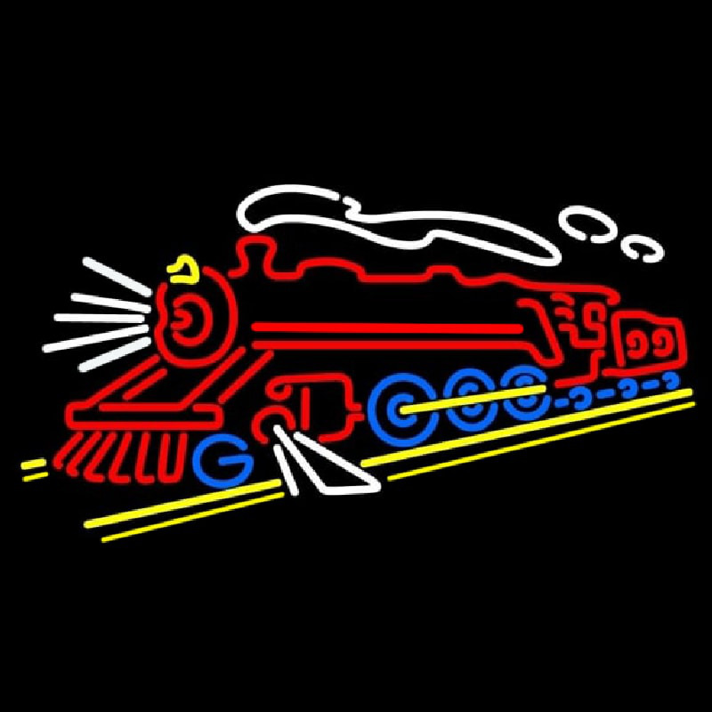 Custom Electric Train Logo Neon Sign USA