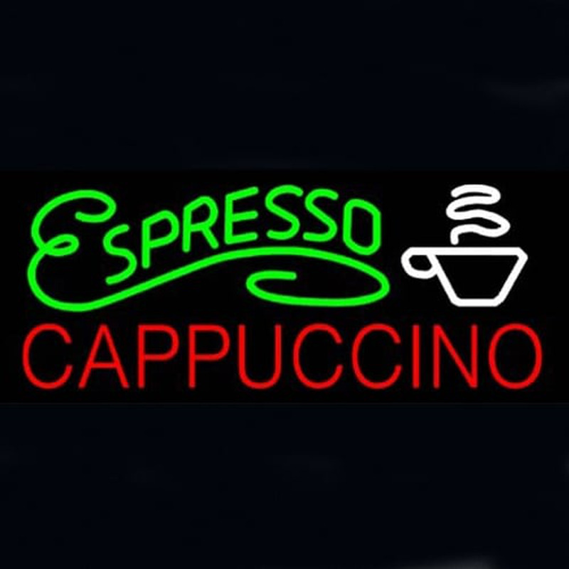 Custom Espresso Cappuccino Neon Sign USA
