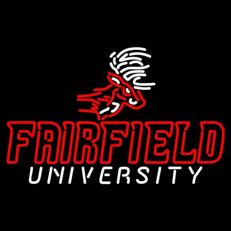 Custom Fairfield Stags Alternate 2002 Pres Logo NCAA Neon Sign Neon Sign USA