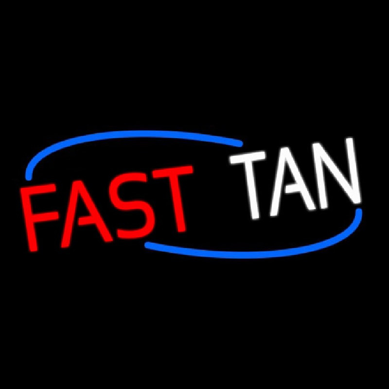 Custom Fast Tan Neon Sign USA