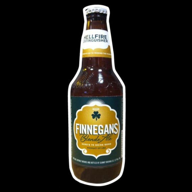 Custom Finnegans Bottle Beer Sign Neon Sign USA