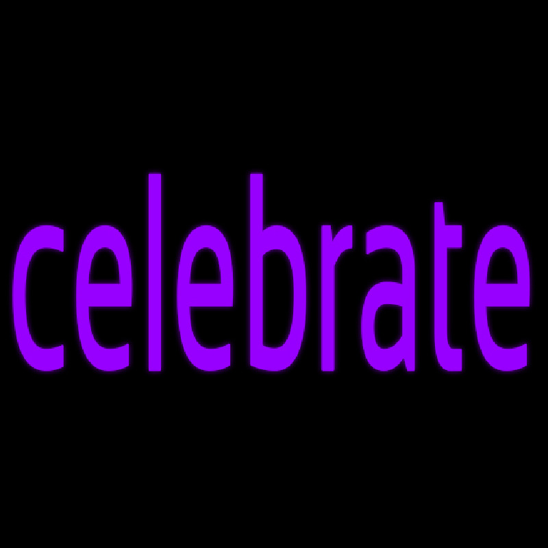 Custom Fire Work Celebrate 1 Neon Sign USA