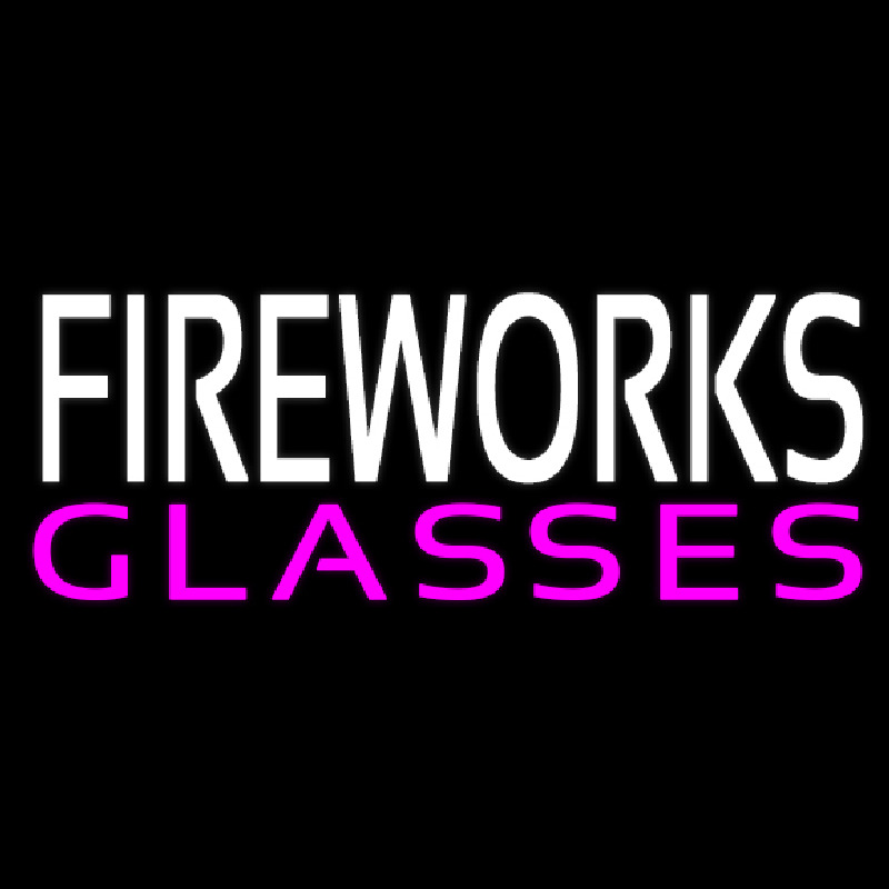 Custom Fire Work Neon Sign USA