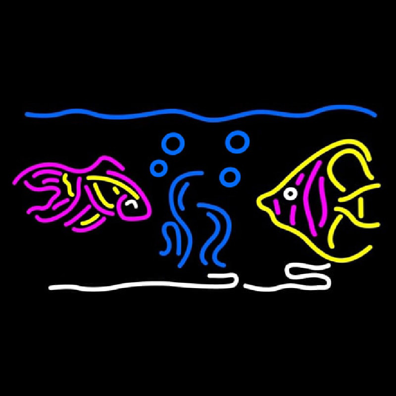 Custom Fish Neon Sign USA