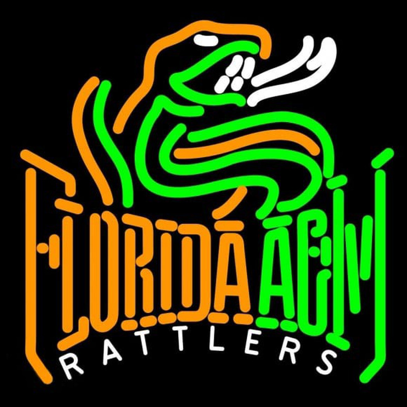 Custom Florida Am Rattlers Neon Sign Neon Sign USA