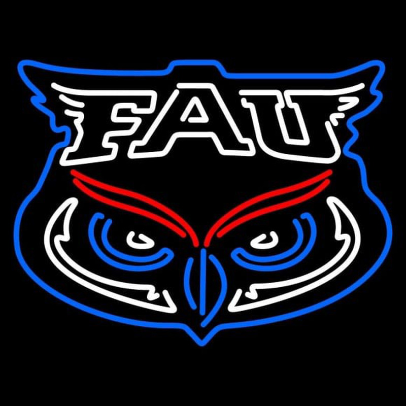Custom Florida Atlantic Owls Alternate 2005 Pres Logo NCAA Neon Sign Neon Sign USA