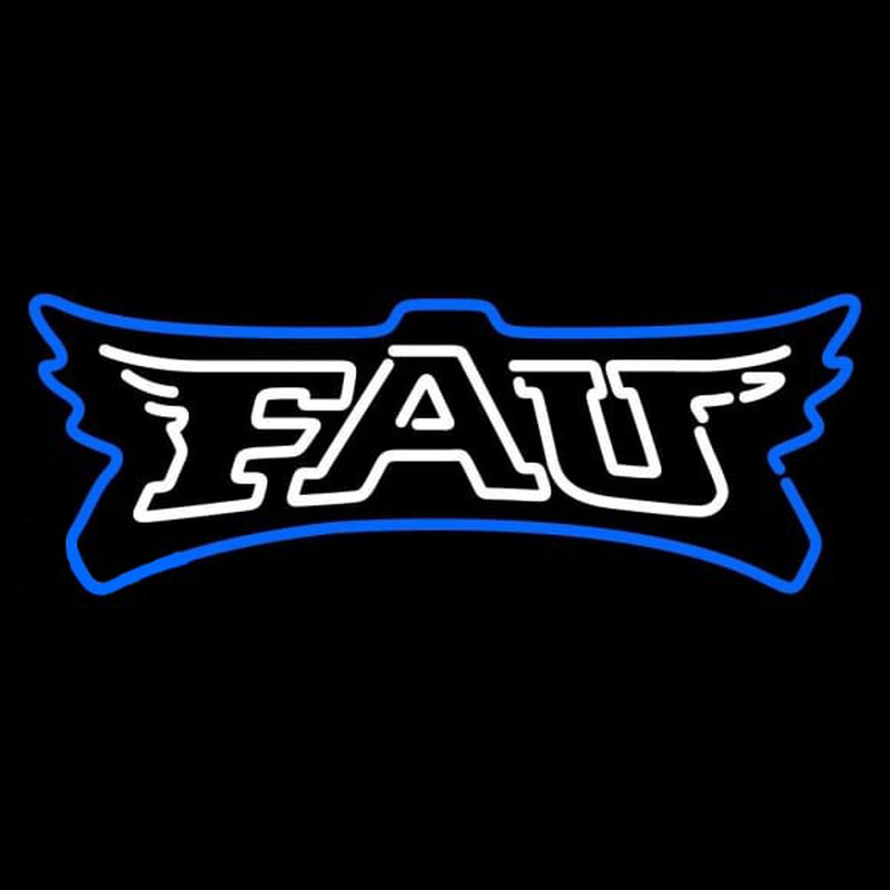 Custom Florida Atlantic Owls Wordmark 2005 Pres Logo NCAA Neon Sign Neon Sign USA