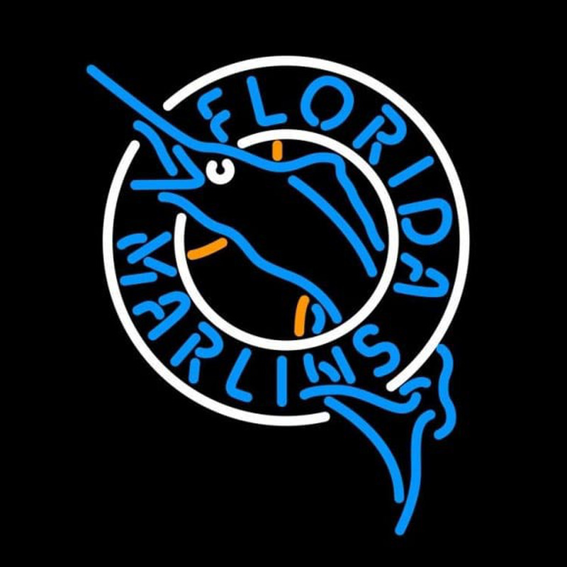 Custom Florida Marlins MLB Neon Sign Neon Sign USA