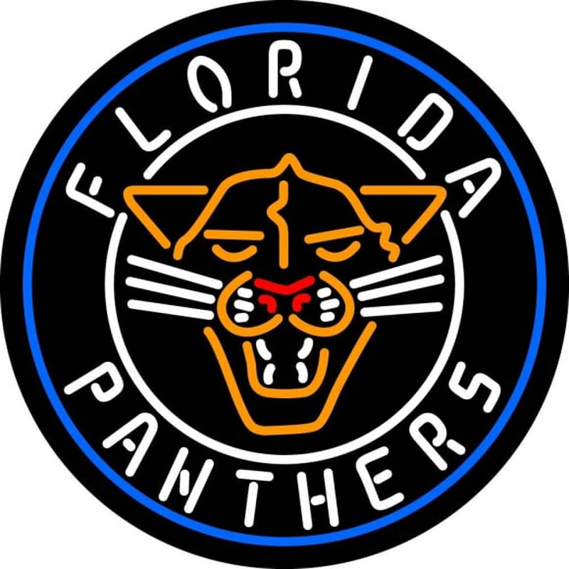 Custom Florida Panthers Alternate 2009 10 2011 12 Logo NHL Neon Sign Neon Sign USA