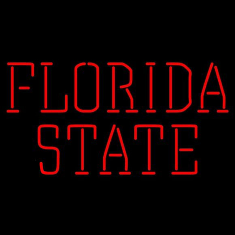 Custom Florida State Seminoles Wordmark 1976 Pres Logo NCAA Neon Sign Neon Sign USA