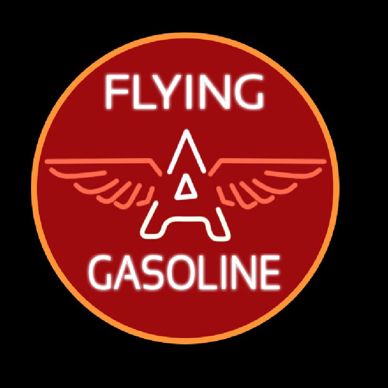 Custom Flying a Gasoline Neon Sign USA