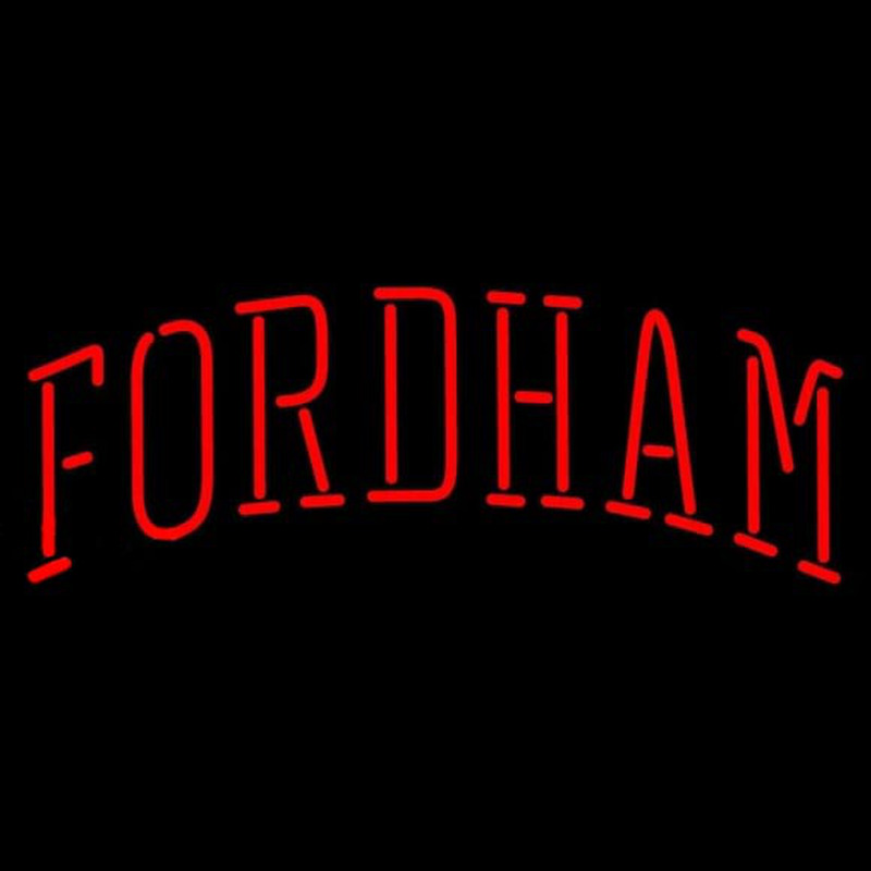 Custom Fordham Rams Wordmark 2008 Pres Logo NCAA Neon Sign Neon Sign USA