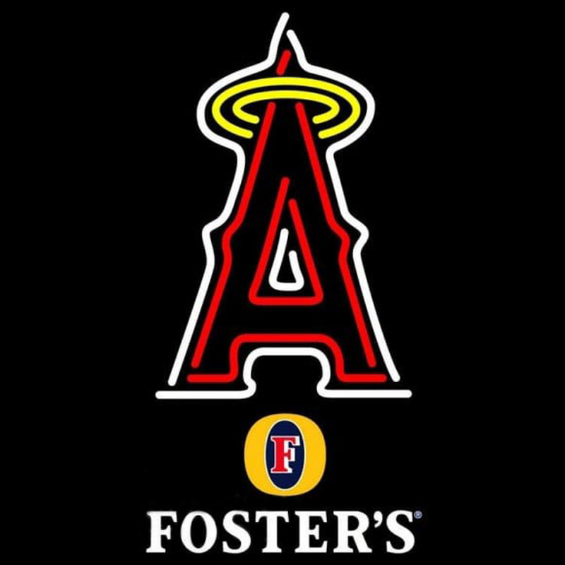 Custom Fosters Anaheim Angels MLB Beer Sign Neon Sign USA