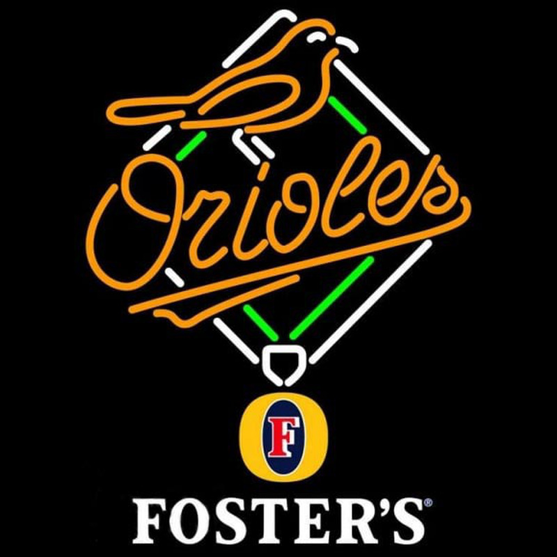 Custom Fosters Baltimore Orioles MLB Beer Sign Neon Sign USA