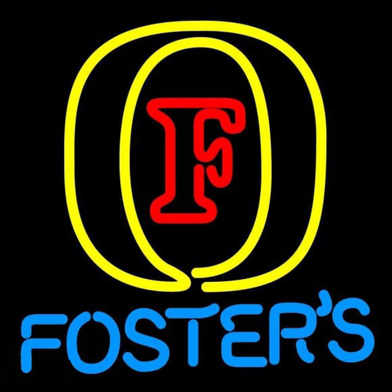 Custom Fosters InitialBeer Sign Neon Sign USA