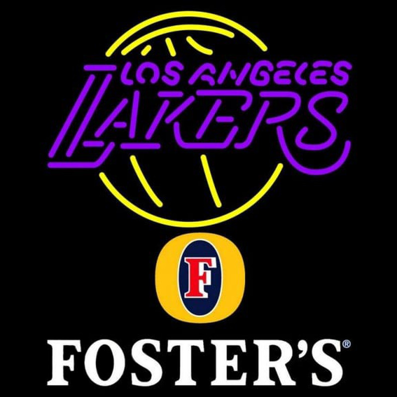 Custom Fosters Los Angeles Lakers NBA Beer Sign Neon Sign USA