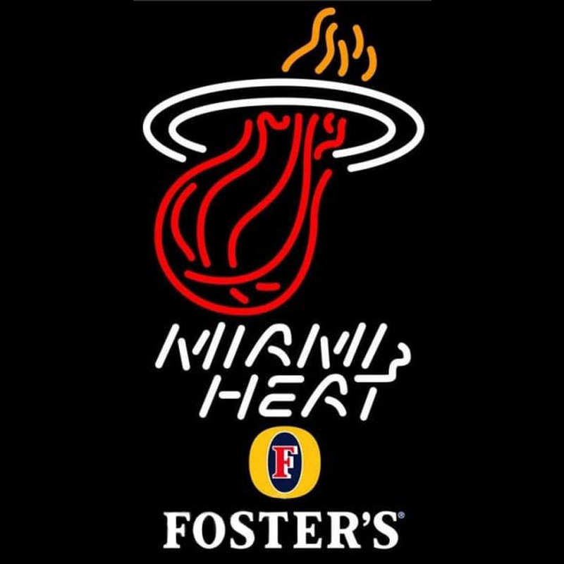 Custom Fosters Miami Heat NBA Beer Sign Neon Sign USA
