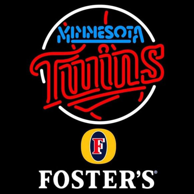 Custom Fosters Minnesota Twins MLB Beer Sign Neon Sign USA