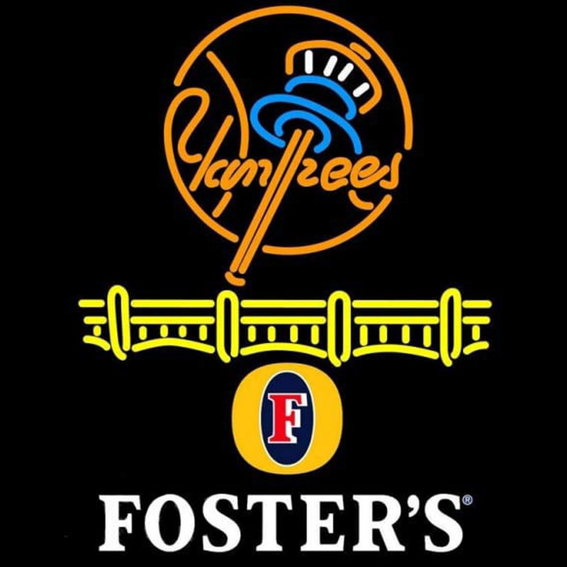 Custom Fosters New York Yankees Beer Sign Neon Sign USA