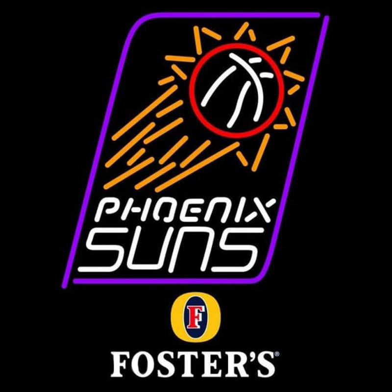 Custom Fosters Phoenix Suns NBA Beer Sign Neon Sign USA