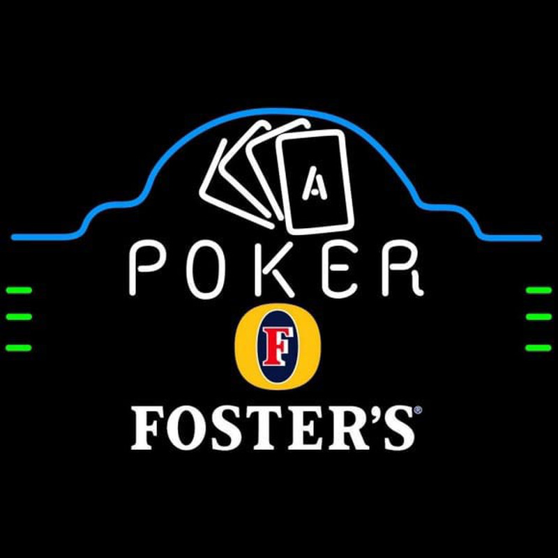 Custom Fosters Poker Ace Cards Beer Sign Neon Sign USA