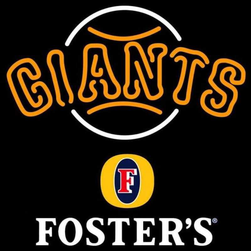 Custom Fosters San Francisco Giants MLB Beer Sign Neon Sign USA