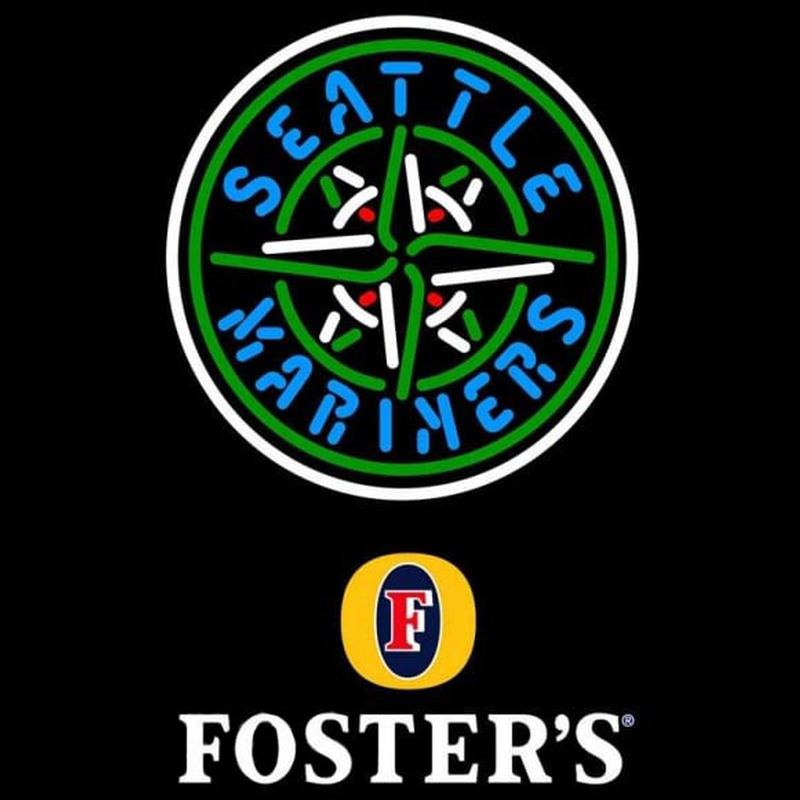 Custom Fosters Seattle Mariners MLB Beer Sign Neon Sign USA