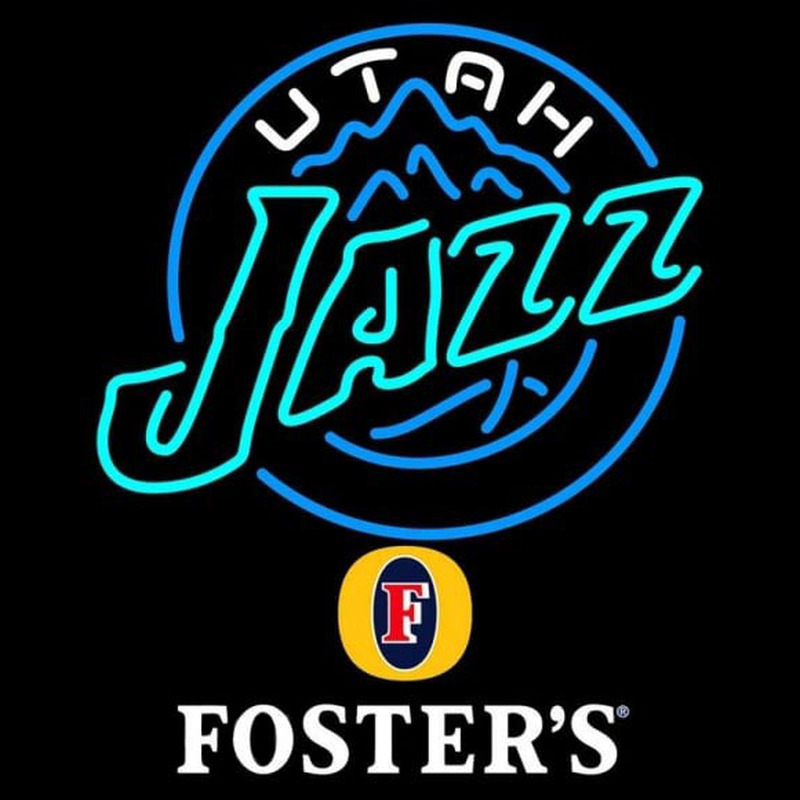 Custom Fosters Utah Jazz NBA Beer Sign Neon Sign USA