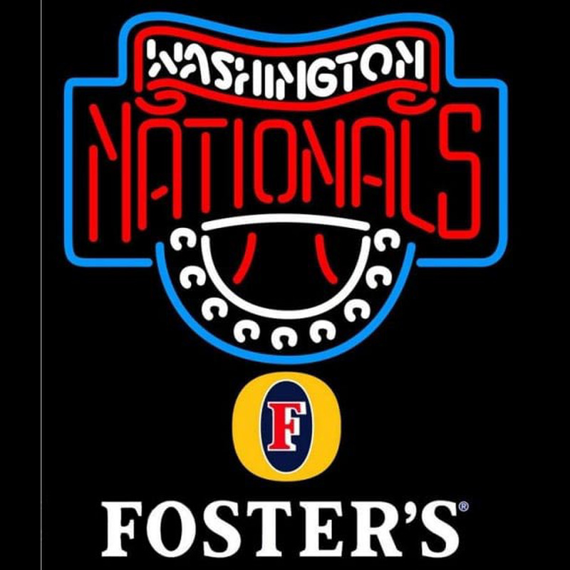 Custom Fosters Washington Nationals MLB Beer Sign Neon Sign USA