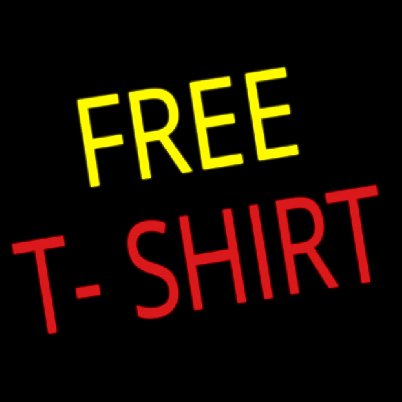 Custom Free T Shirts Neon Sign USA Custom Neon Signs Shop Neon