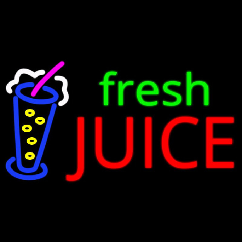 Custom Fresh Juice Neon Sign USA