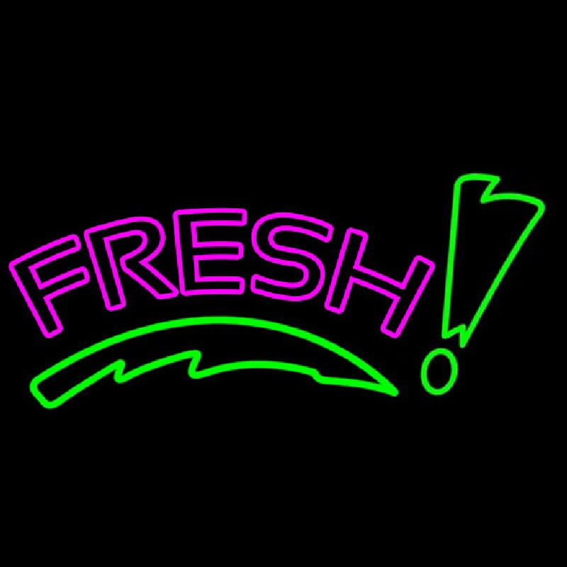 Custom Fresh Neon Sign USA