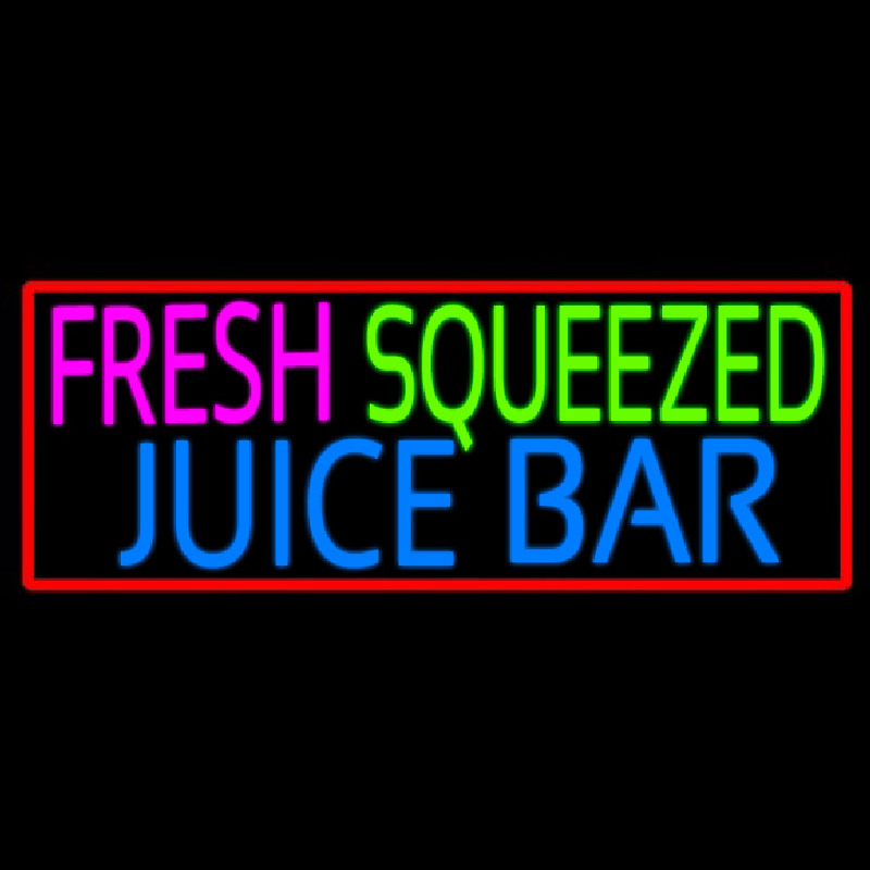 Custom Fresh Squeezed Juice Bar Neon Sign USA