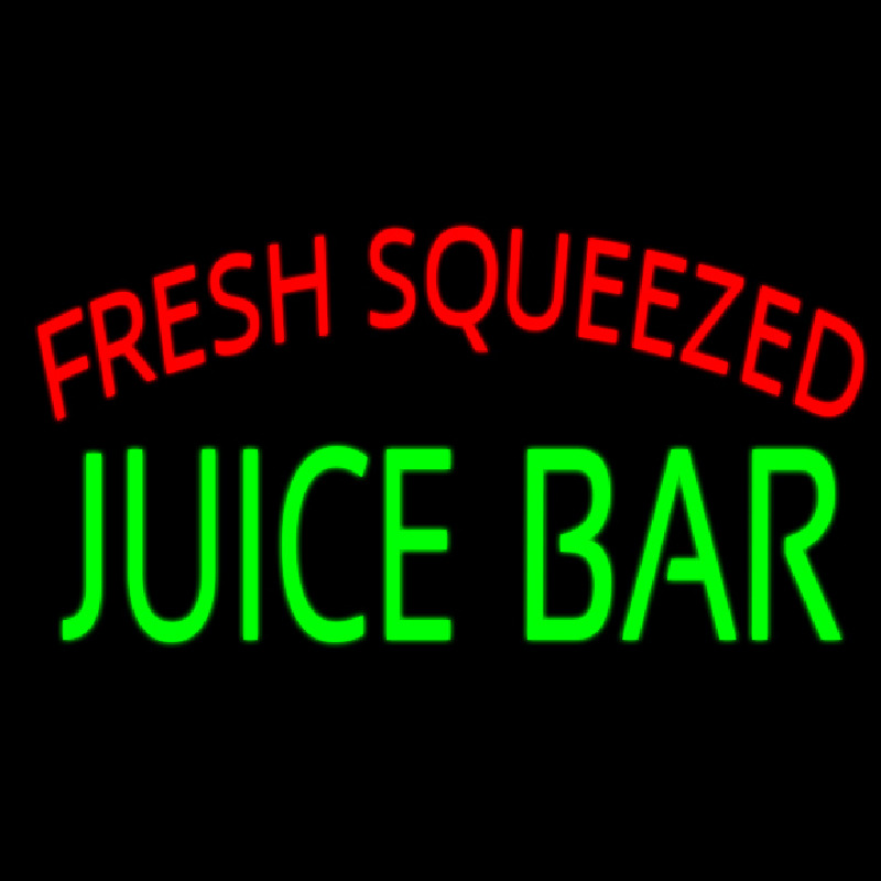 Custom Fresh Squeezed Juice Bar Neon Sign USA