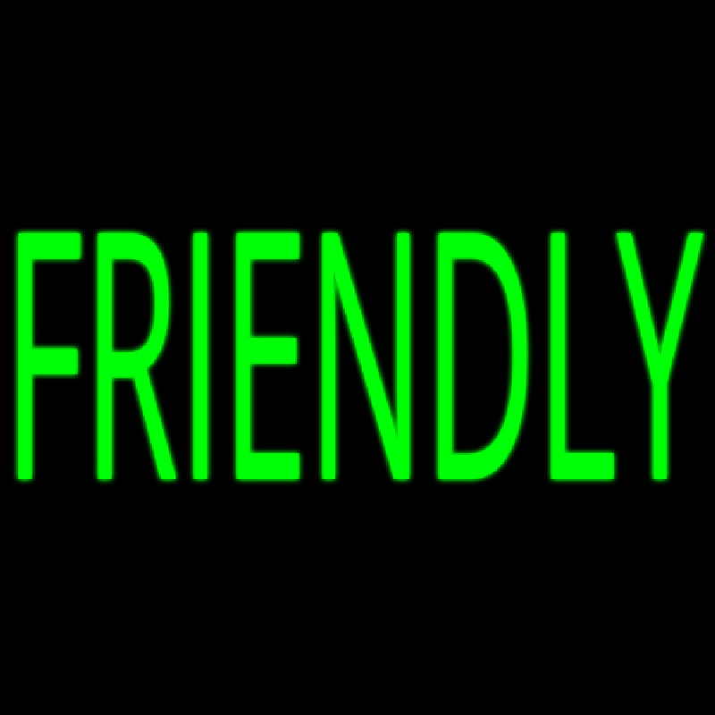Custom Friendly Neon Sign USA