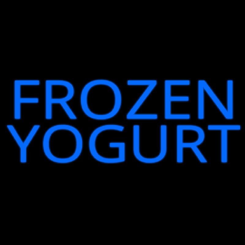 Custom Frozen Yogurt Neon Sign USA