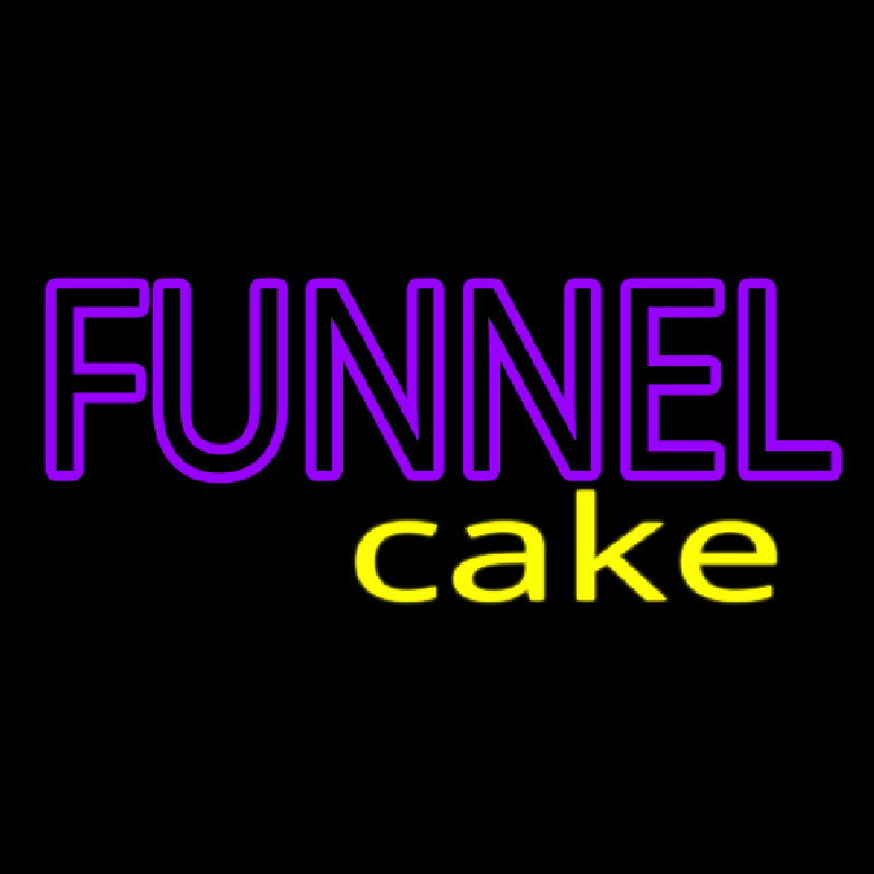 Custom Funnel Cake Neon Sign USA