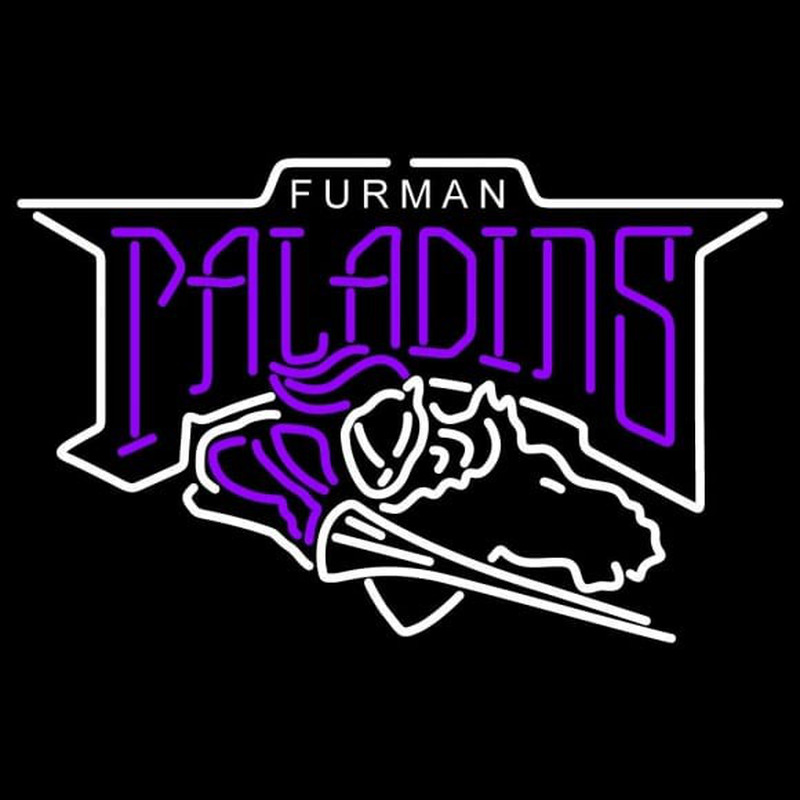 Custom Furman Paladins Secondary 1999 Pres Logo NCAA Neon Sign Neon Sign USA