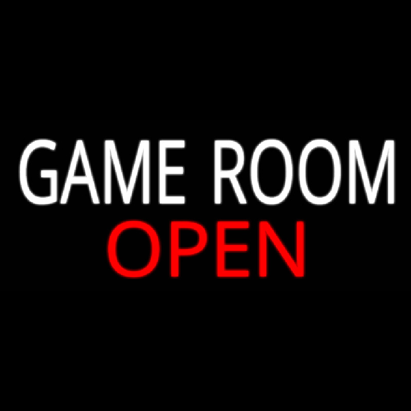 Custom Game Room Open Real Neon Tube Neon Sign USA