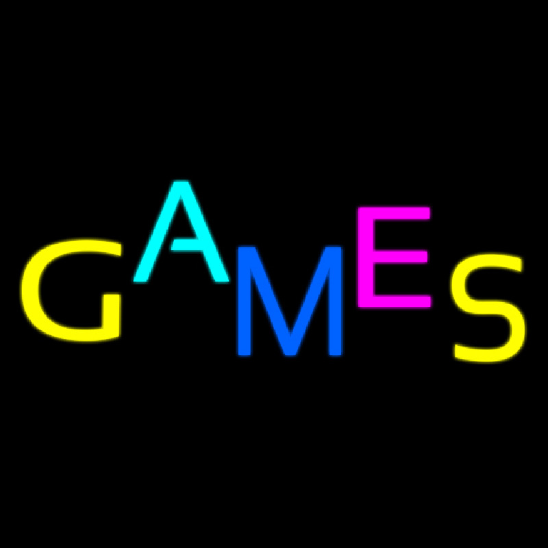 Custom Games Neon Sign USA