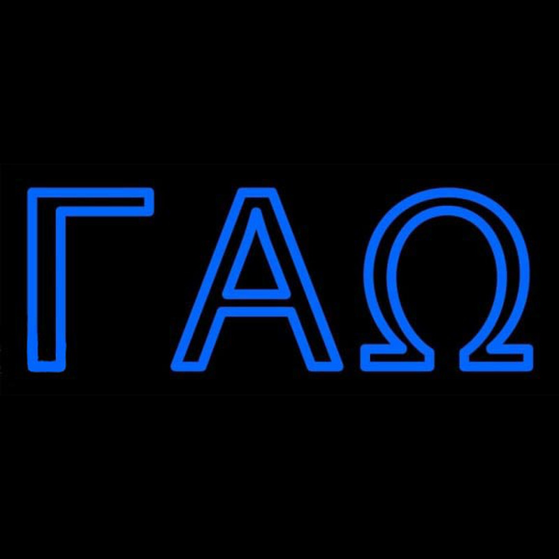 Custom Gamma Alpha Omega Neon Sign USA