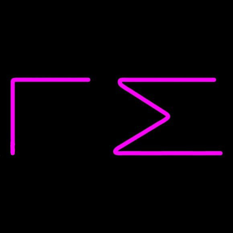 Custom Gamma Sigma Neon Sign USA