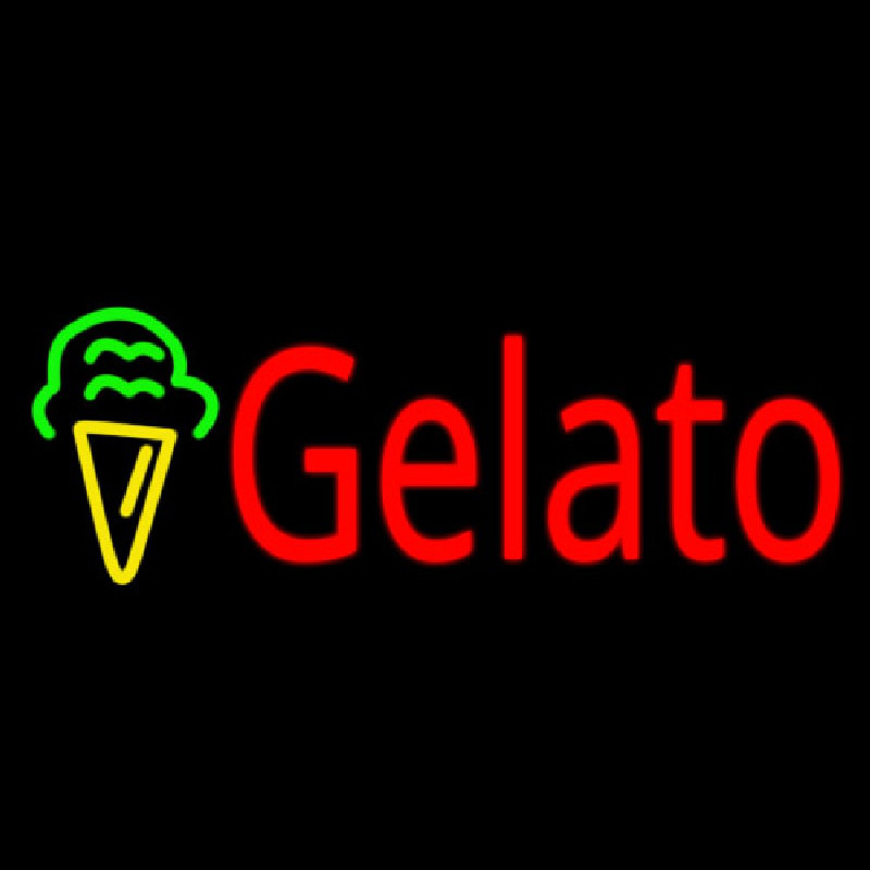 Custom Gelato Neon Sign USA