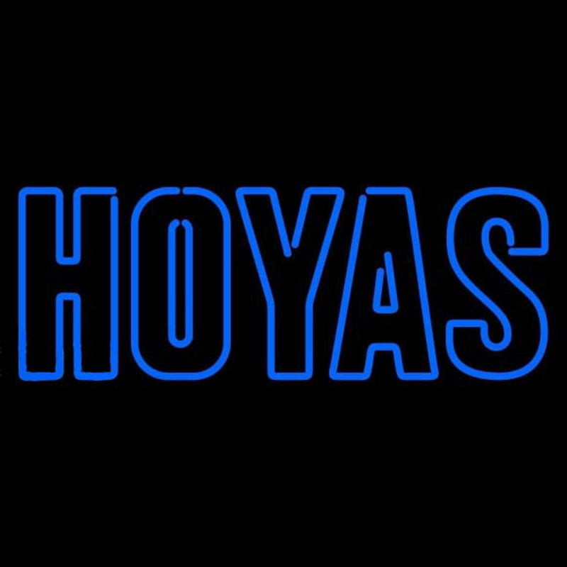 Custom Georgetown Hoyas Wordmark 1996 Pres Logo NCAA Neon Sign Neon Sign USA