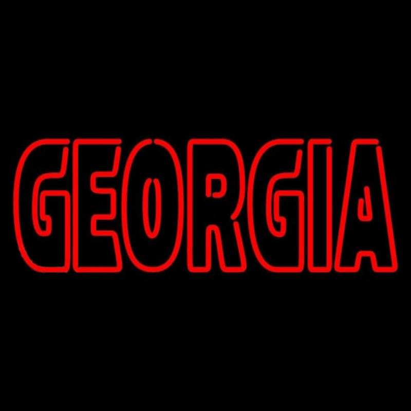 Custom Georgia Bulldogs Wordmark 2013 Pres Logo NCAA Neon Sign Neon Sign USA