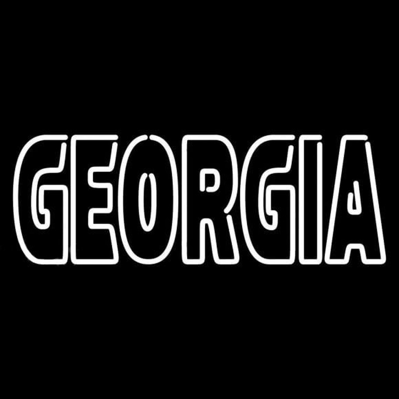Custom Georgia Bulldogs Wordmark 2013 Pres Logo NCAA Neon Sign Neon Sign USA