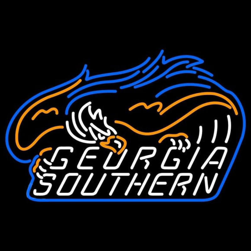 Custom Georgia Southern Eagles Primary 2004 Pres Logo NCAA Neon Sign Neon Sign USA