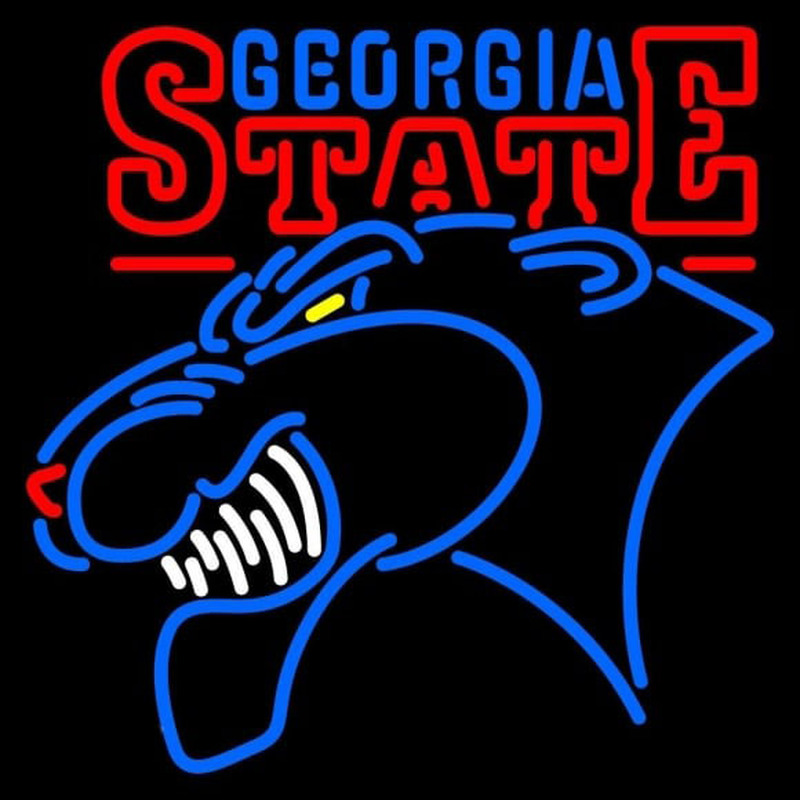 Custom Georgia State Panthers Primary 2002 2009 Logo NCAA Neon Sign Neon Sign USA