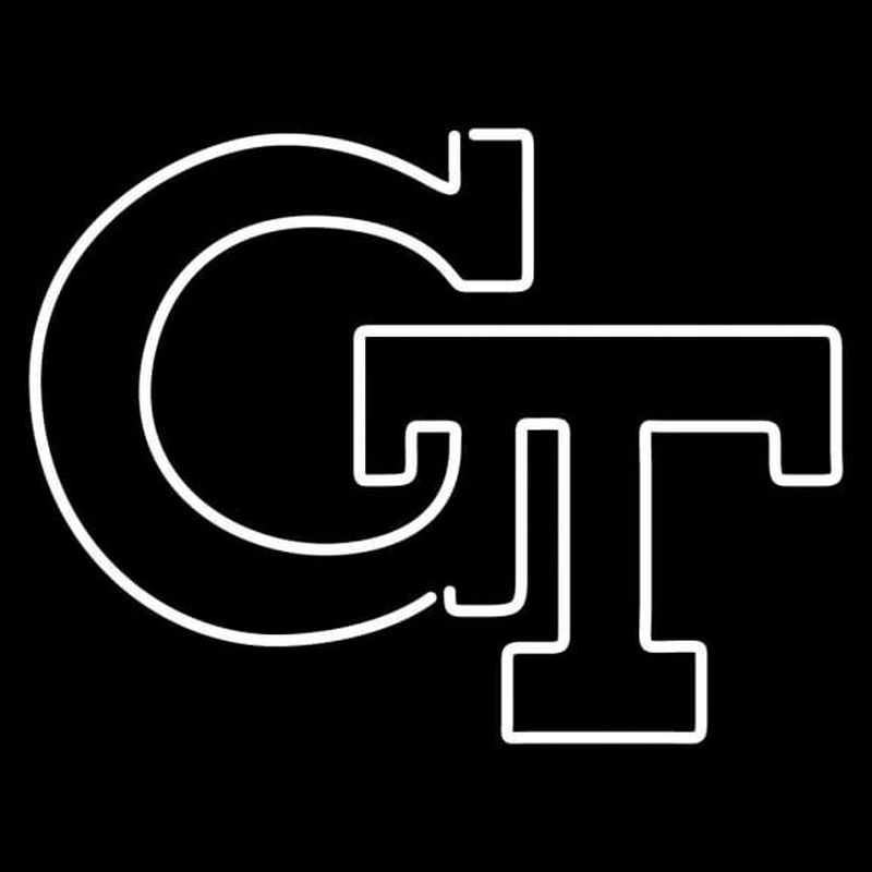 Custom Georgia Tech Yellow Jackets Alternate 1969 Pres Logo NCAA Neon Sign Neon Sign USA